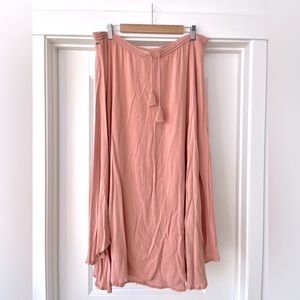 Pink Maxi Skirt